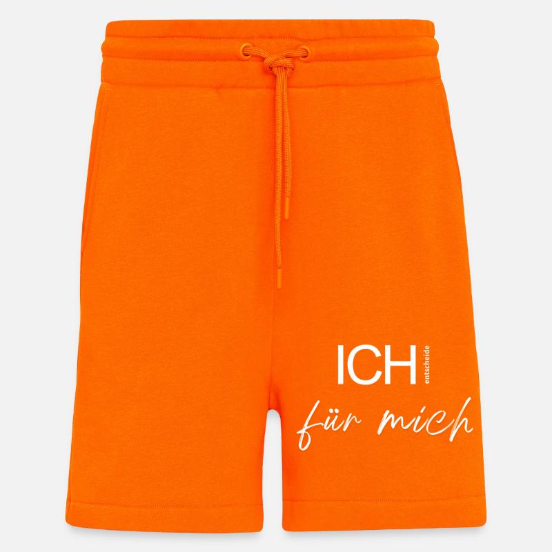 I decide for myself. - Shorts - made by SPREAD - SUNSET ORANGE