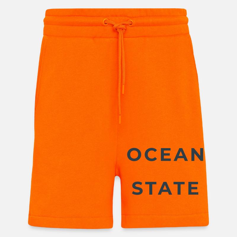 OCEAN STATE - Short bio décontracté fabriqué en UE - SUNSET ORANGE