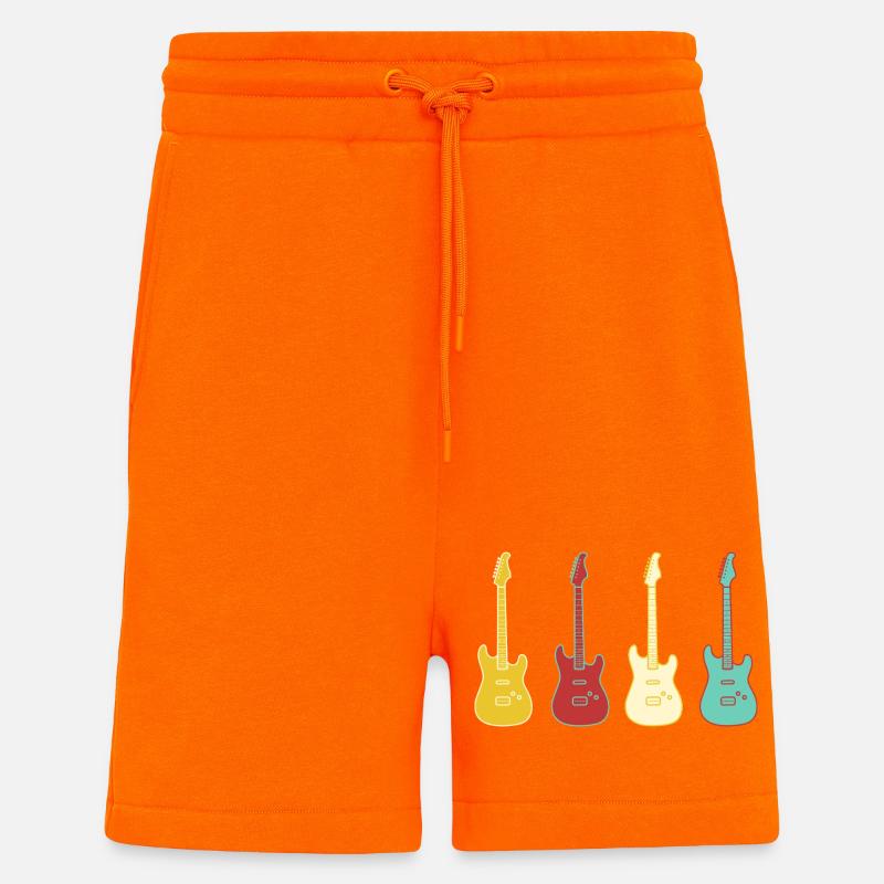 Popgitarren - Shorts - made by SPREAD - SUNSET ORANGE