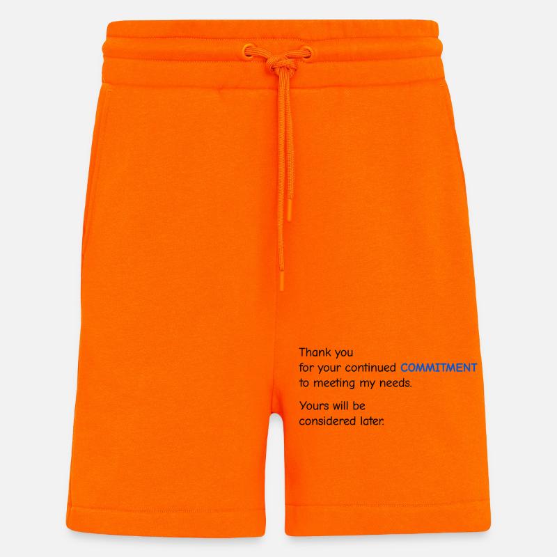 Baby Performance Review - Commitment - Shorts - made by SPREAD - SUNSET ORANGE