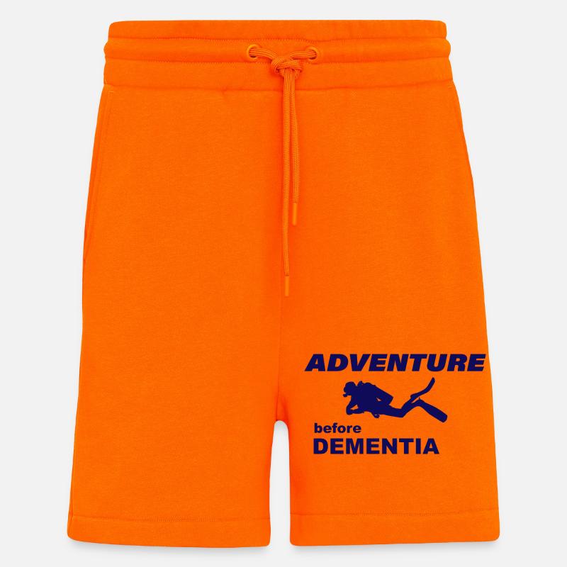 AVENTURE DE PLONGÉE - Short bio décontracté fabriqué en UE - SUNSET ORANGE