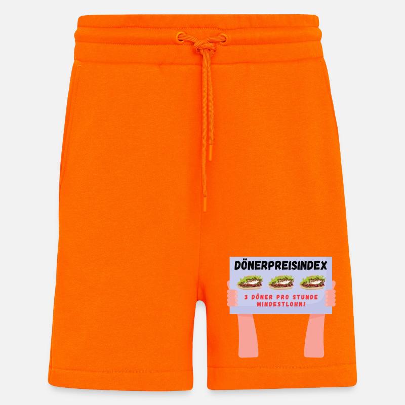 Dönerpreisindex - Shorts - made by SPREAD - SUNSET ORANGE