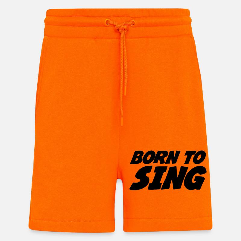 Geboren zum Singen - Shorts - made by SPREAD - SUNSET ORANGE