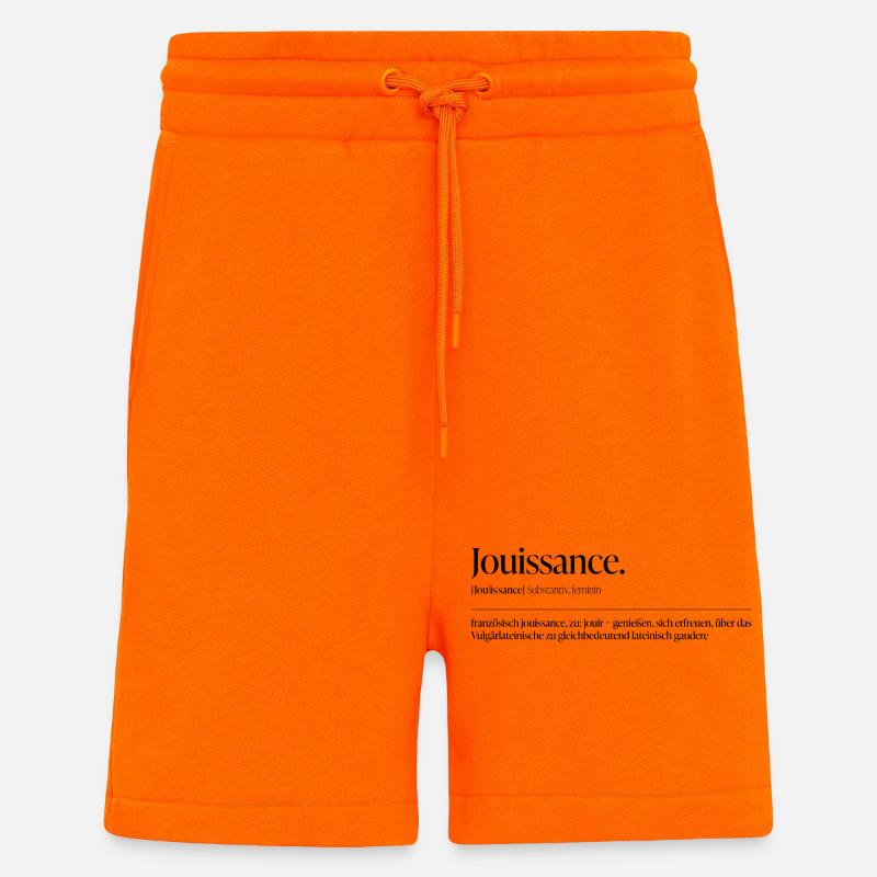 Jouissance – Lust as a statement - Shorts - made by SPREAD - SUNSET ORANGE
