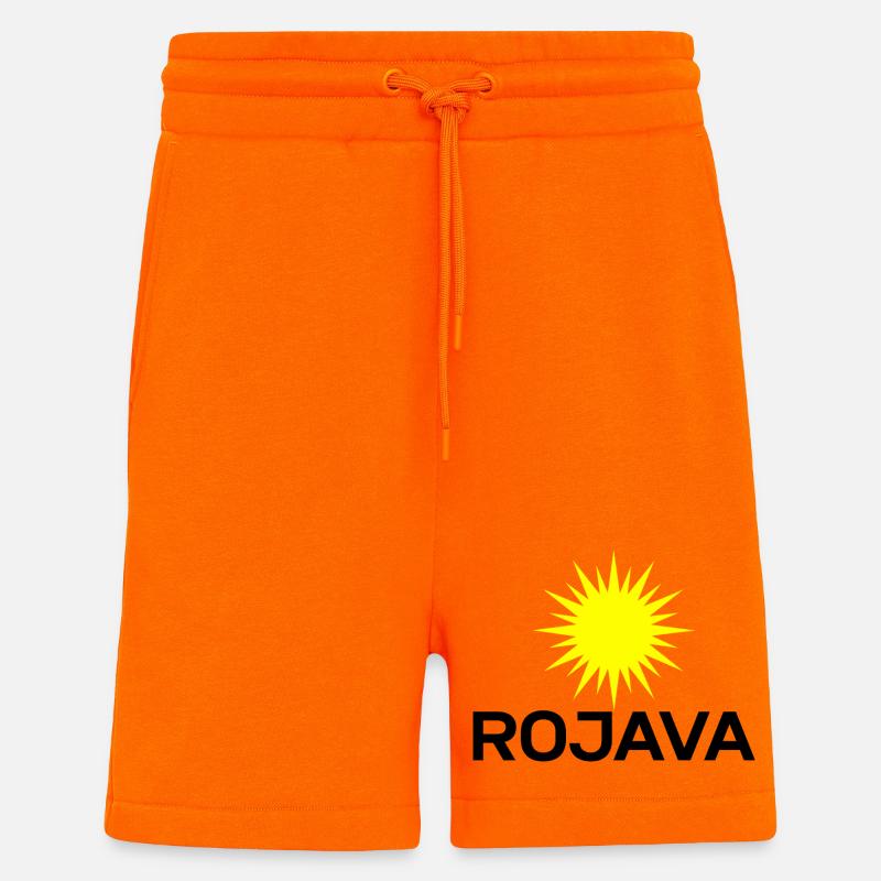 Rojava - Shorts - made by SPREAD - SUNSET ORANGE