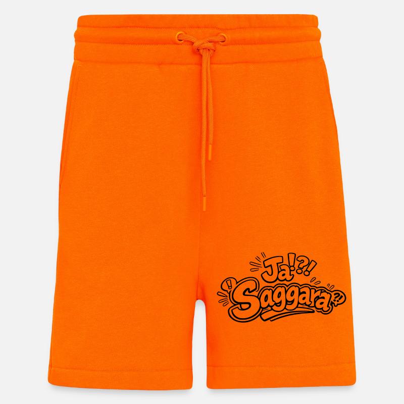 Ja Saggara - Short bio décontracté fabriqué en UE - SUNSET ORANGE