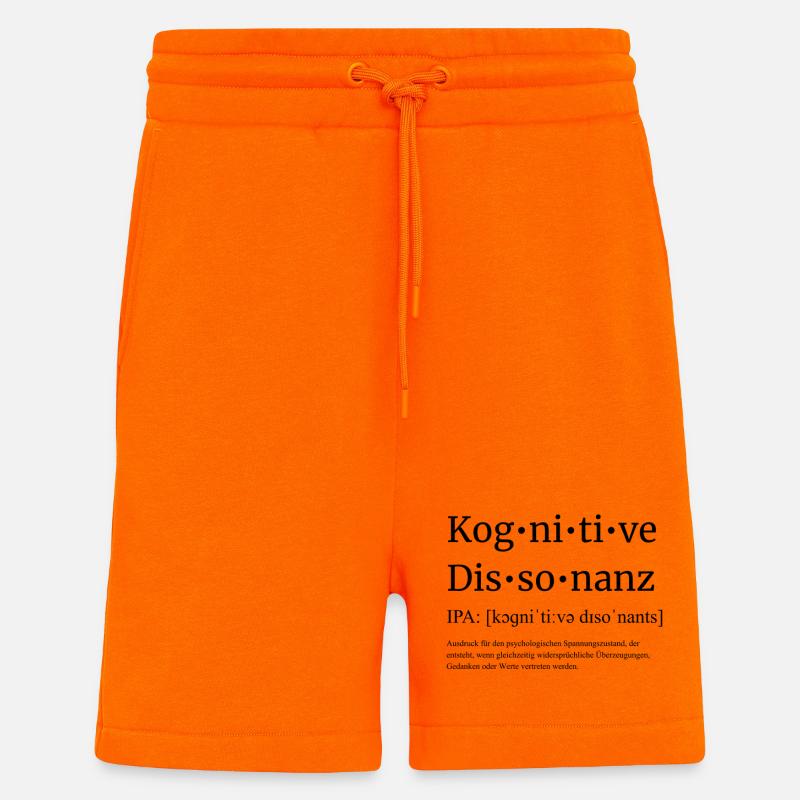 Kognitive-Dissonanz - Shorts - made by SPREAD - SUNSET ORANGE