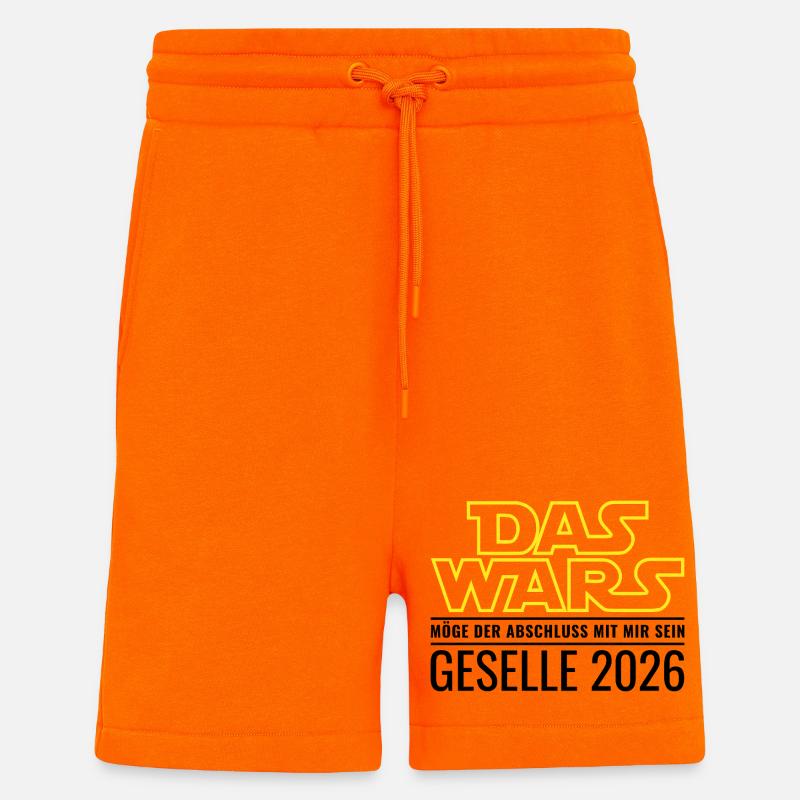 Geselle 2026 Das wars - Shorts - made by SPREAD - SUNSET ORANGE