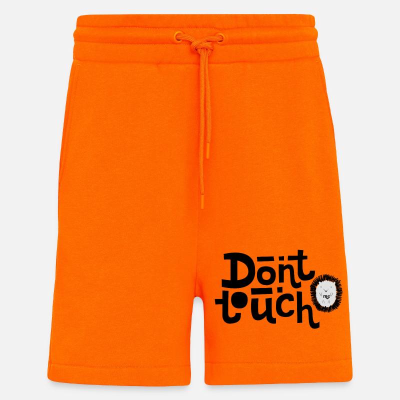 Don't touch a cute hedgehog - Shorts - made by SPREAD - SUNSET ORANGE