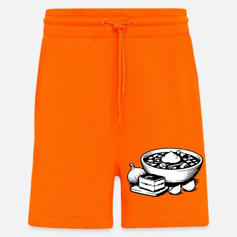 Bortsch - Short bio décontracté fabriqué en UE - SUNSET ORANGE