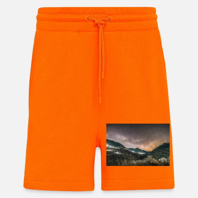 Die Milchstraße oberhalb der Agrafa-Berge - Shorts - made by SPREAD - SUNSET ORANGE