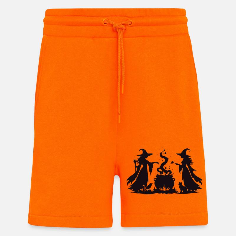 Witch's Cauldron Witch Magic Duo - Shorts - made by SPREAD - SUNSET ORANGE