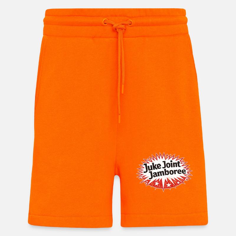 Juke Joint Jamboree - Shorts - made by SPREAD - SUNSET ORANGE