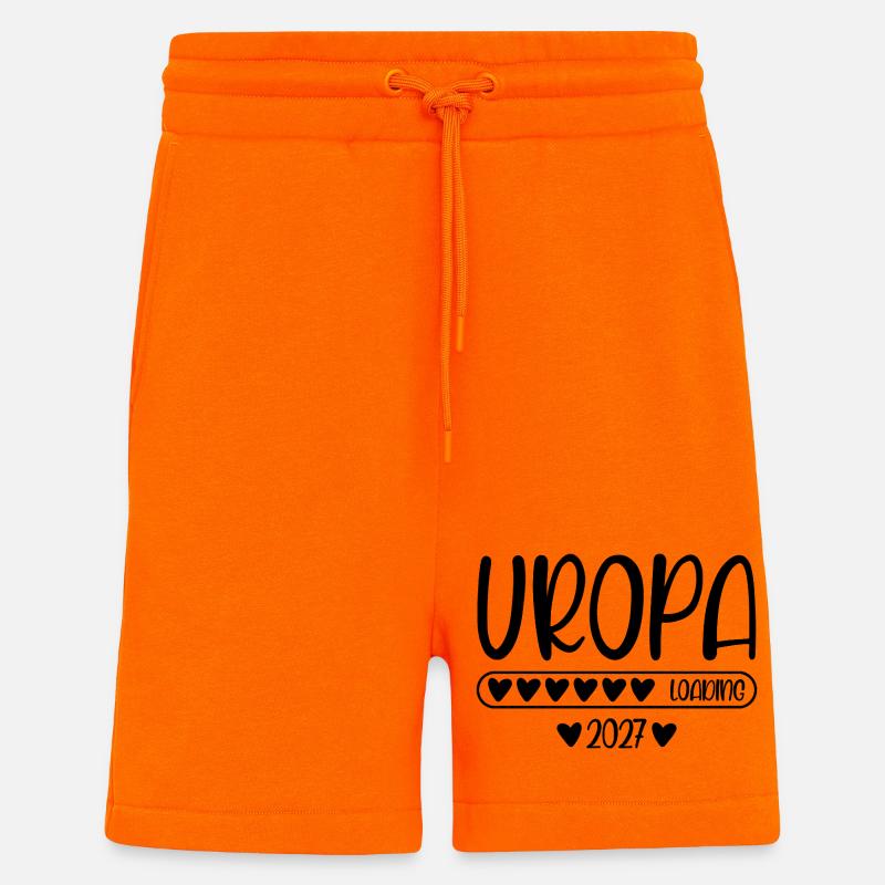 Uropa 2027 loading - Shorts - made by SPREAD - SUNSET ORANGE