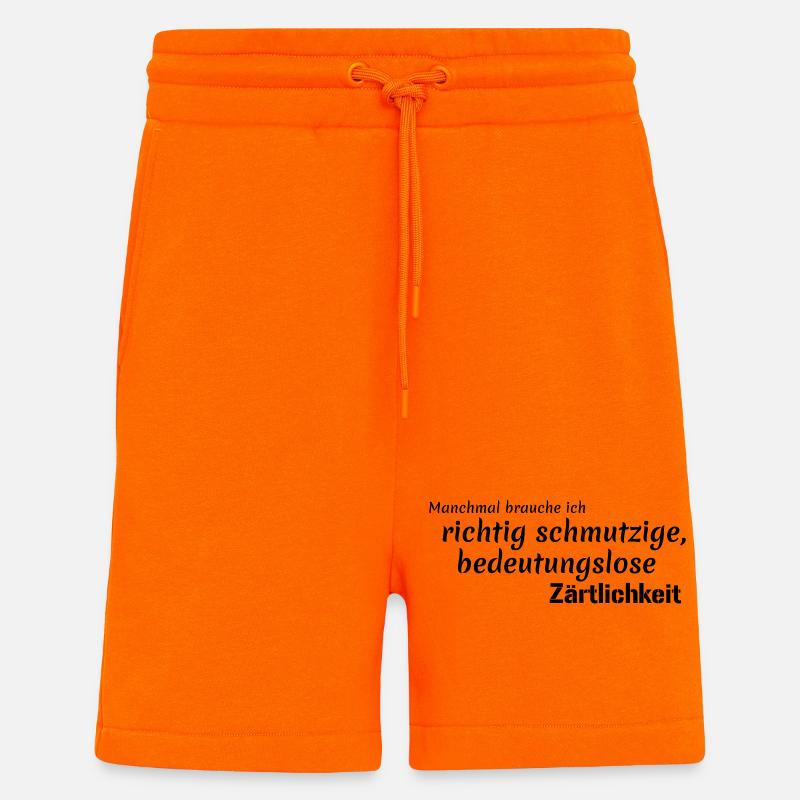 bedeutungslose Zärtlichkeit - Shorts - made by SPREAD - SUNSET ORANGE