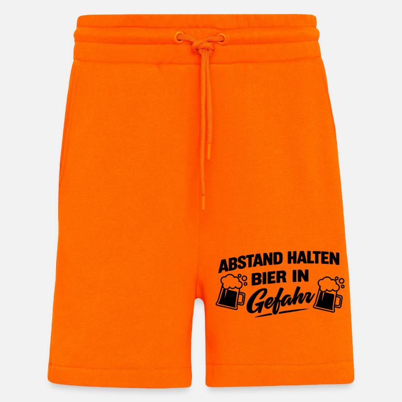 Bier in gefahr  - Shorts - made by SPREAD - SUNSET ORANGE