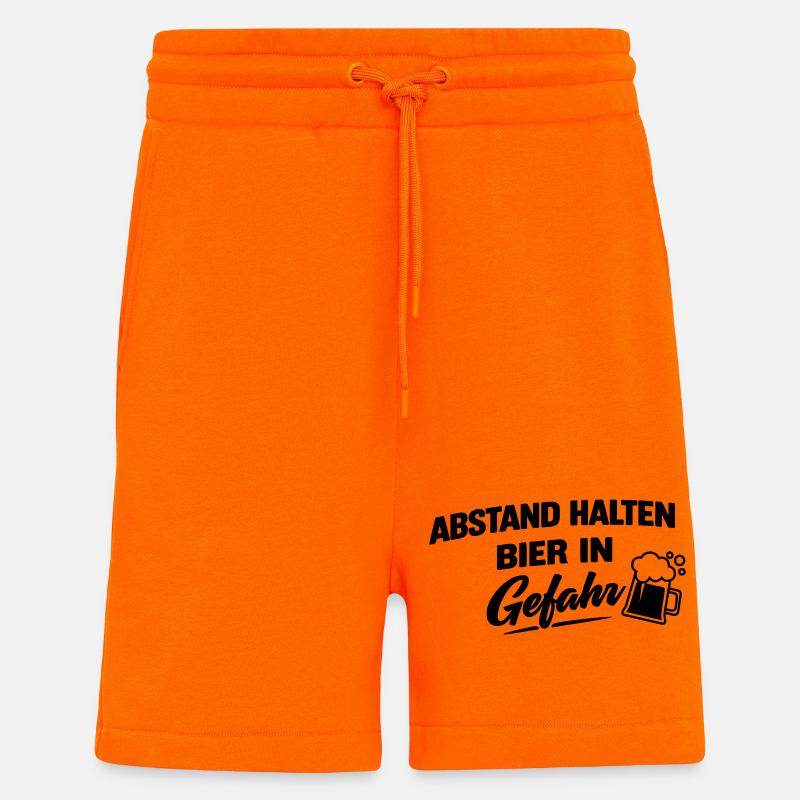 Bier in gefahr - Shorts - made by SPREAD - SUNSET ORANGE