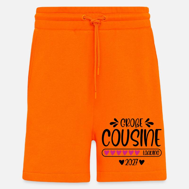 Große Cousine 2027 loading - Shorts - made by SPREAD - SUNSET ORANGE