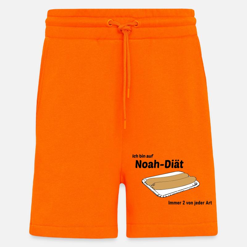 Noah Diaet - Shorts - made by SPREAD - SUNSET ORANGE