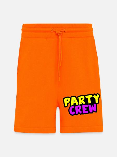 Équipe de fête - Short bio décontracté fabriqué en UE - SUNSET ORANGE