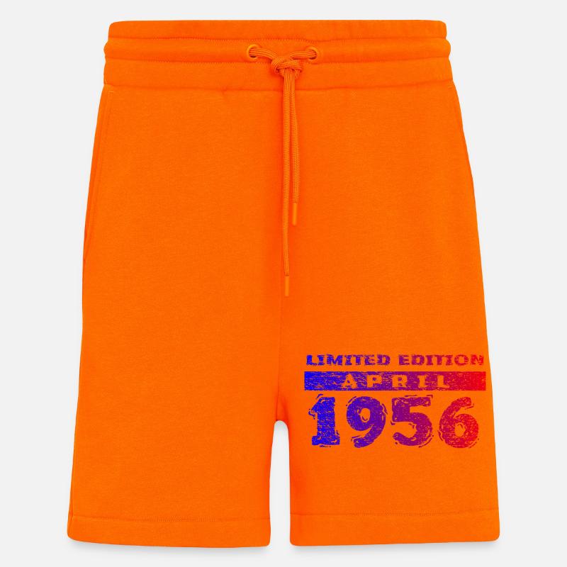 70e anniversaire Édition Limitée 04/1956 - Short bio décontracté fabriqué en UE - SUNSET ORANGE