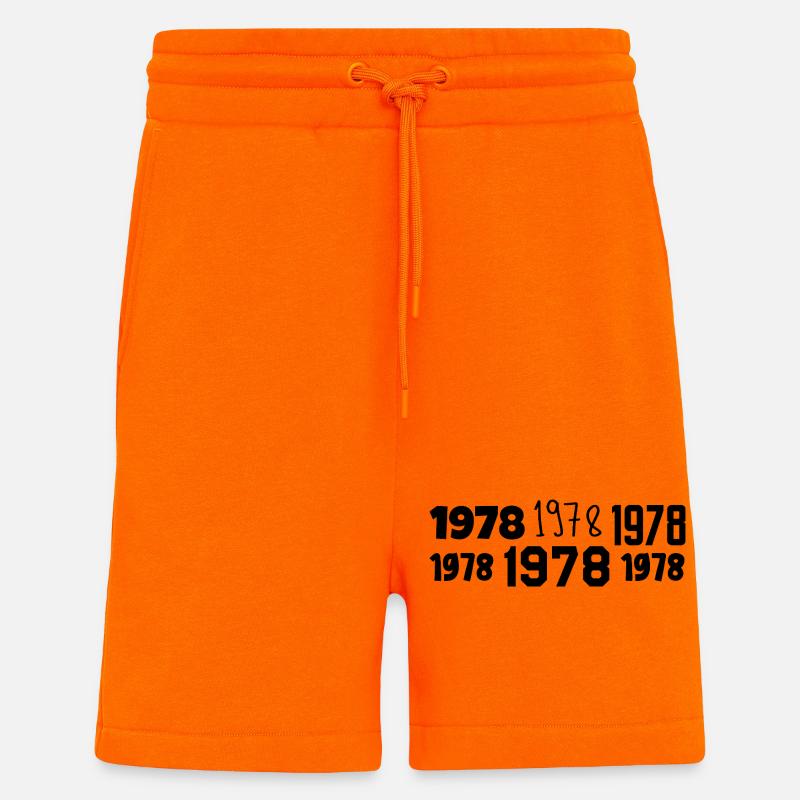 1978 – Großartig seit 1978 - Shorts - made by SPREAD - SUNSET ORANGE