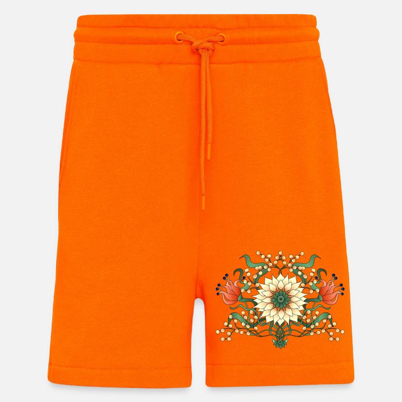 Blumen - Shorts - made by SPREAD - SUNSET ORANGE