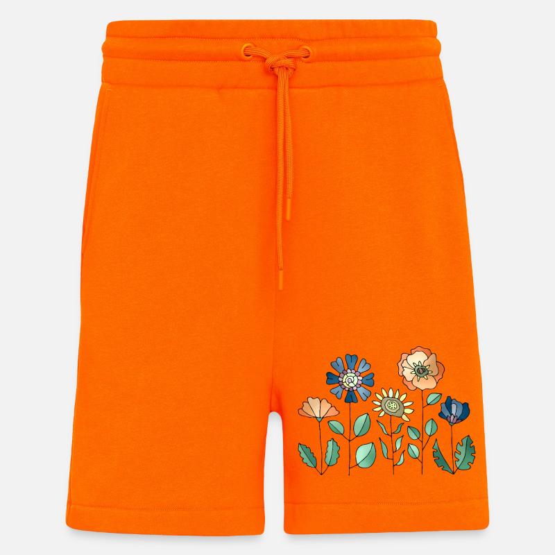 Blumen - Shorts - made by SPREAD - SUNSET ORANGE