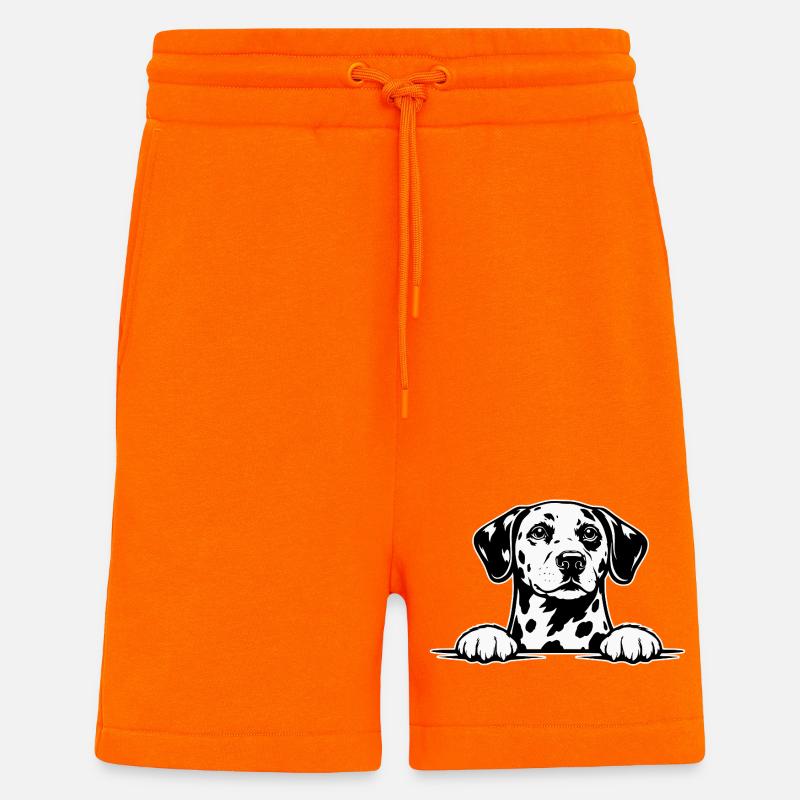 Dalmatiner mit Pfoten - Shorts - made by SPREAD - SUNSET ORANGE