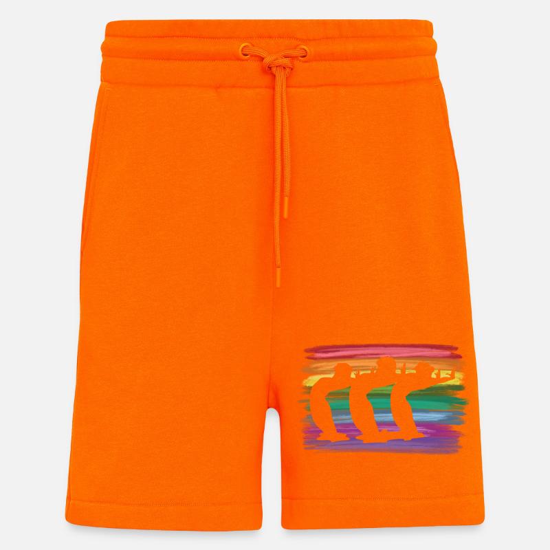 Artistic Swim Team Synchronschwimmen - Shorts - made by SPREAD - SUNSET ORANGE
