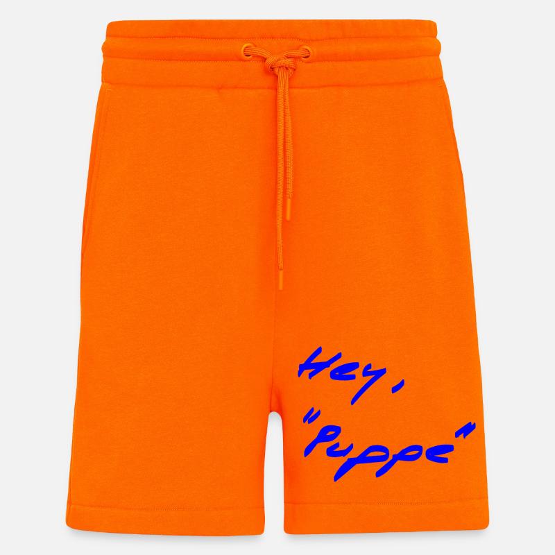 Salutations - différent - Short bio décontracté fabriqué en UE - SUNSET ORANGE