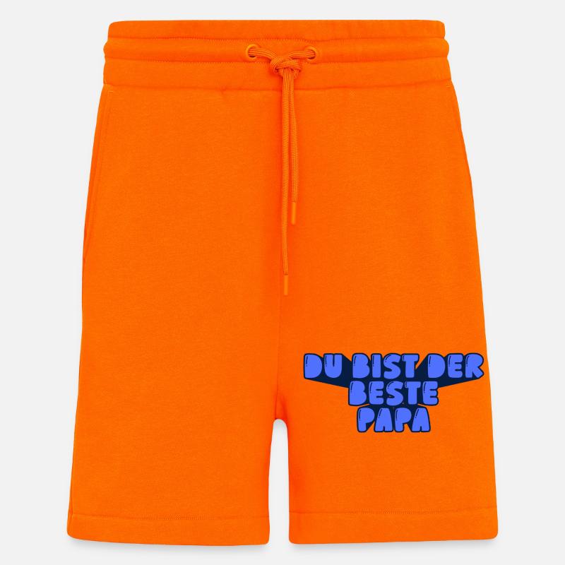 du bist der beste Papa - Shorts - made by SPREAD - SUNSET ORANGE