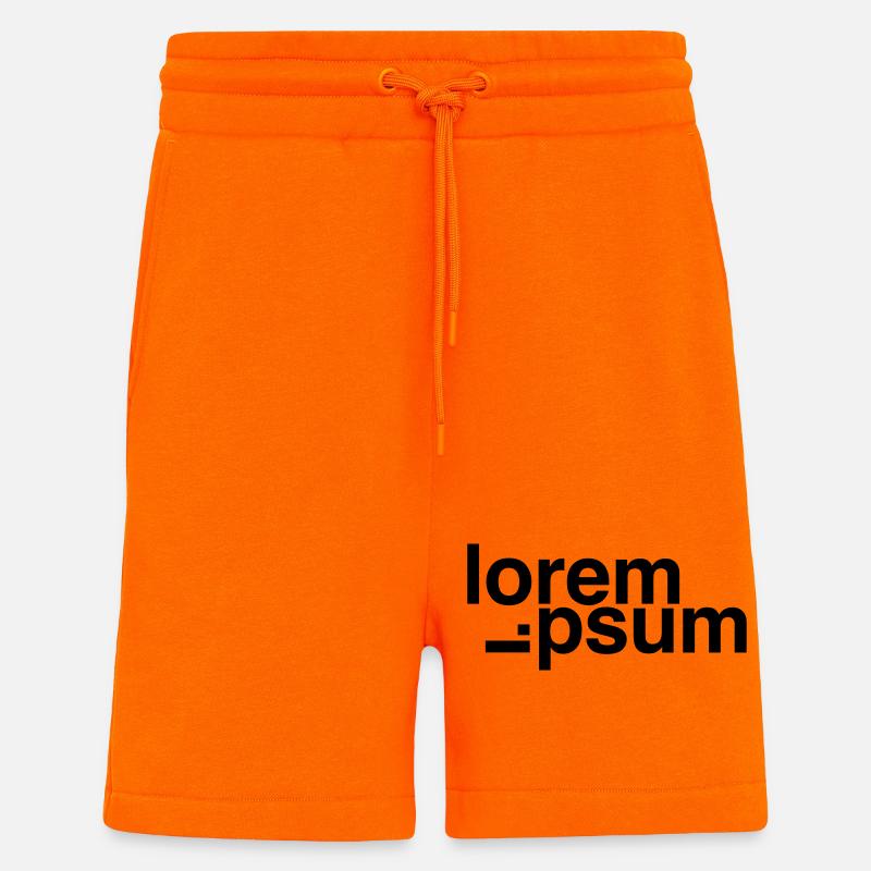 Loremipsum - Short bio décontracté fabriqué en UE - SUNSET ORANGE