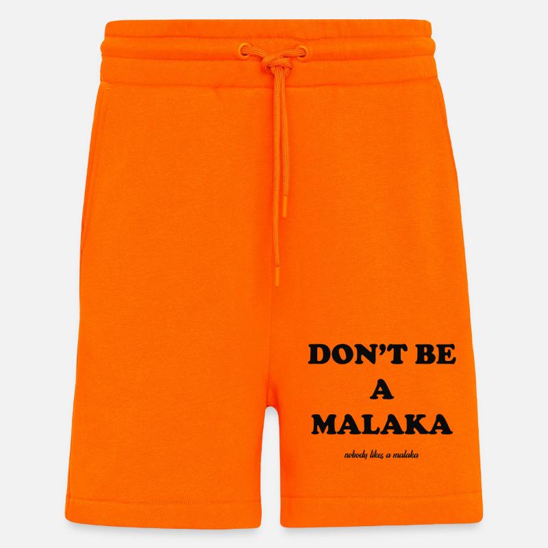 don't be a malaka - Shorts - made by SPREAD - SUNSET ORANGE