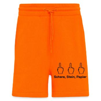 Schere Stein Papier - Shorts - made by SPREAD - SUNSET ORANGE - Vorne