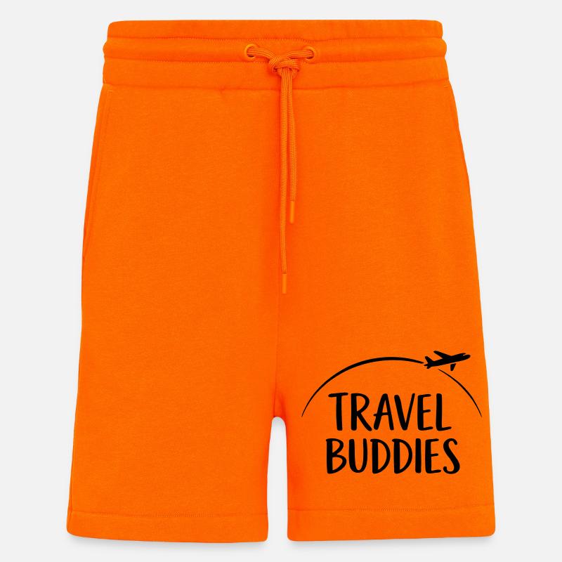 Voyager - Short bio décontracté fabriqué en UE - SUNSET ORANGE