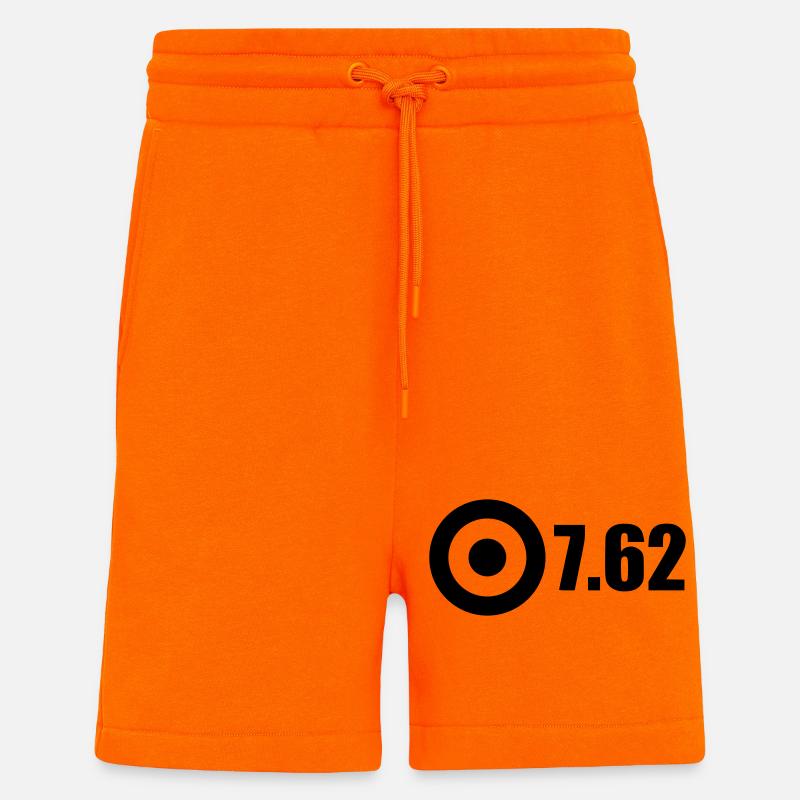 762black - Short bio décontracté fabriqué en UE - SUNSET ORANGE
