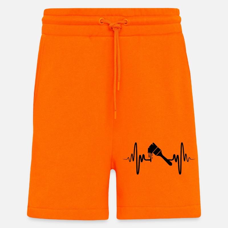 Malerpinsel - Shorts - made by SPREAD - SUNSET ORANGE