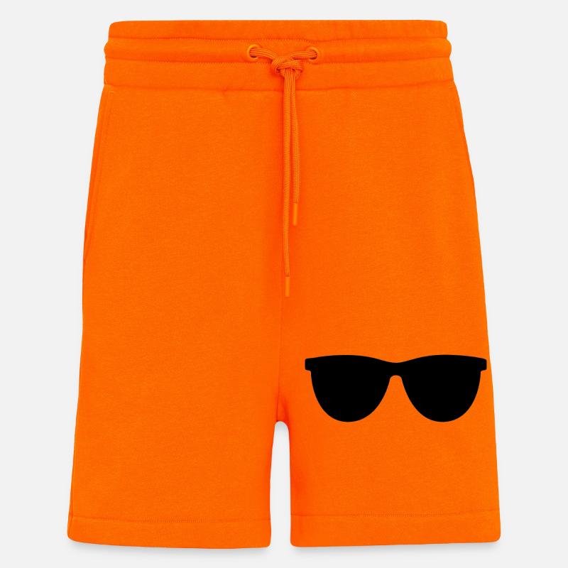 Lunettes de soleil - Short bio décontracté fabriqué en UE - SUNSET ORANGE