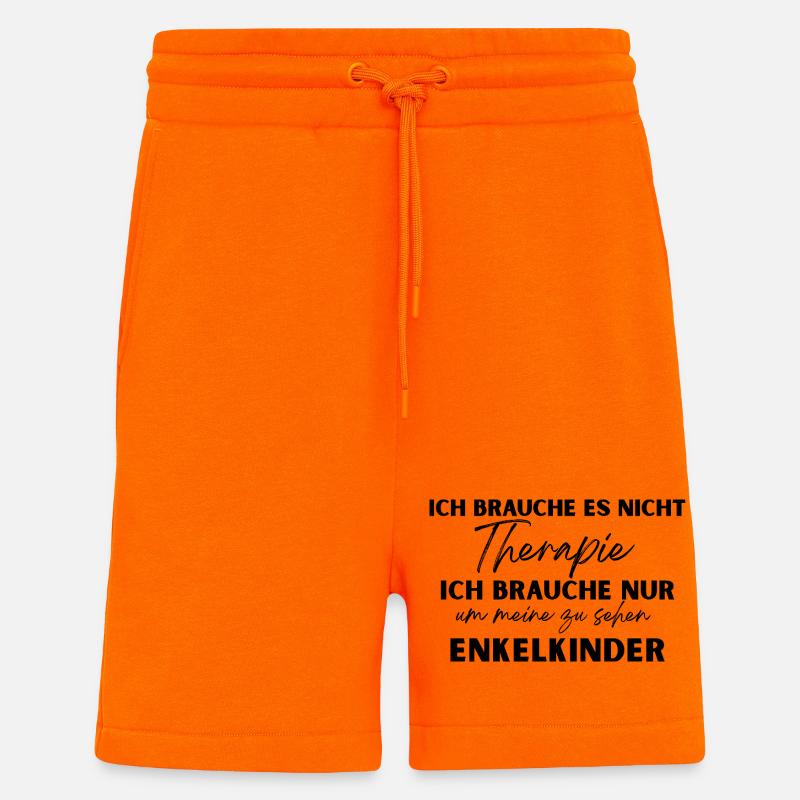 I Don't Need Therapy - Shorts - made by SPREAD - SUNSET ORANGE