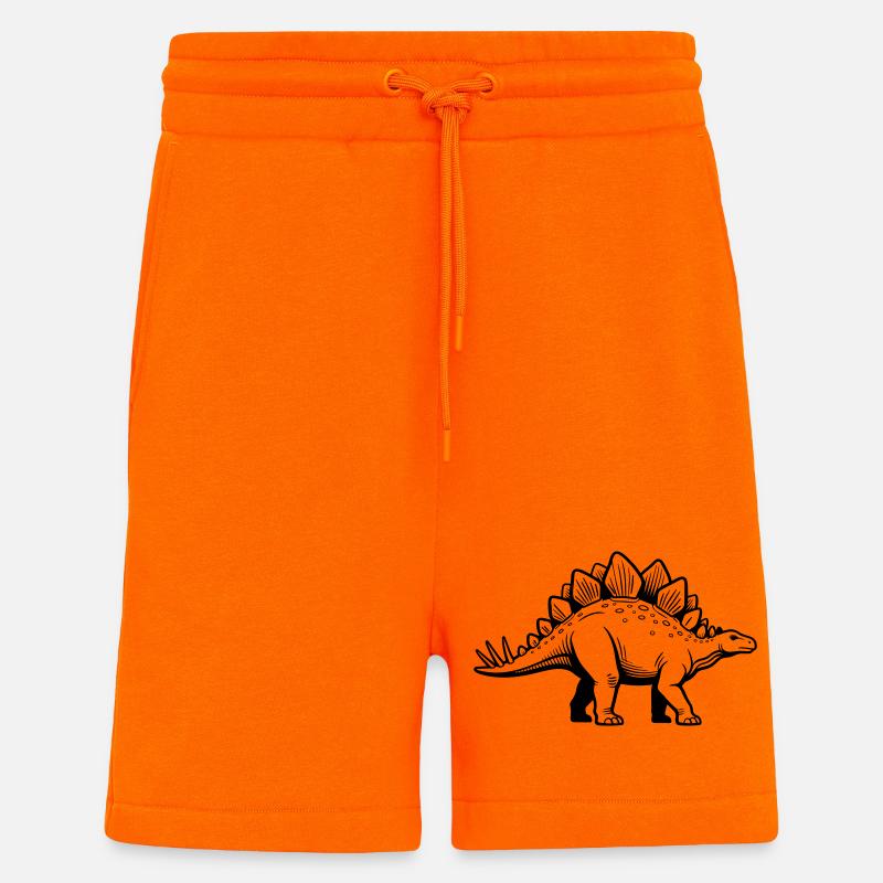 Stegosaurus - Shorts - made by SPREAD - SUNSET ORANGE