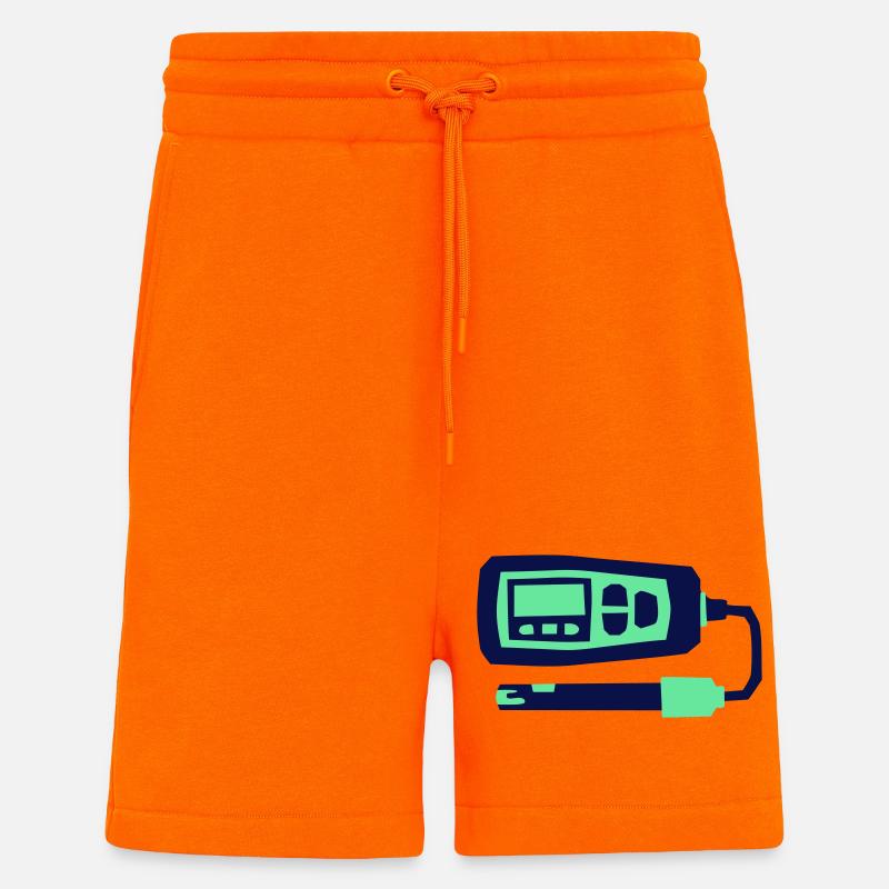 pH Messgerät Hydroponik Tool - Shorts - made by SPREAD - SUNSET ORANGE