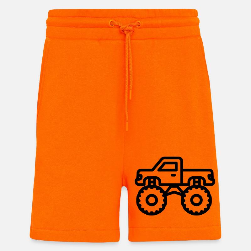 Monstertruck - Shorts - made by SPREAD - SUNSET ORANGE