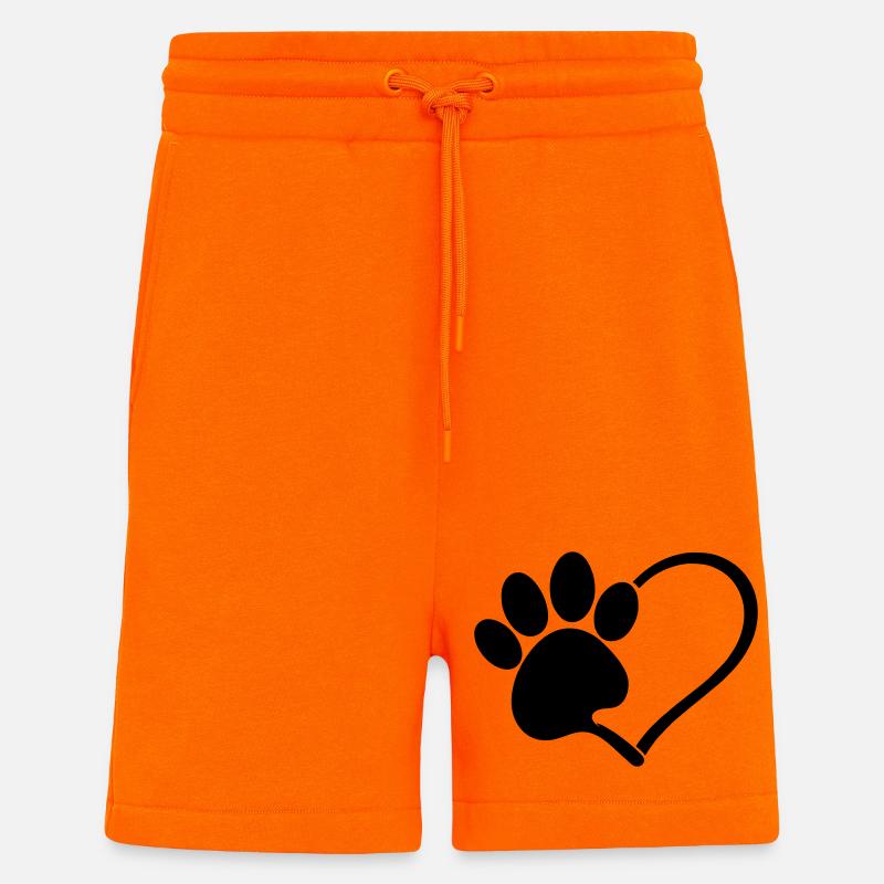 Hunde liebe - Shorts - made by SPREAD - SUNSET ORANGE