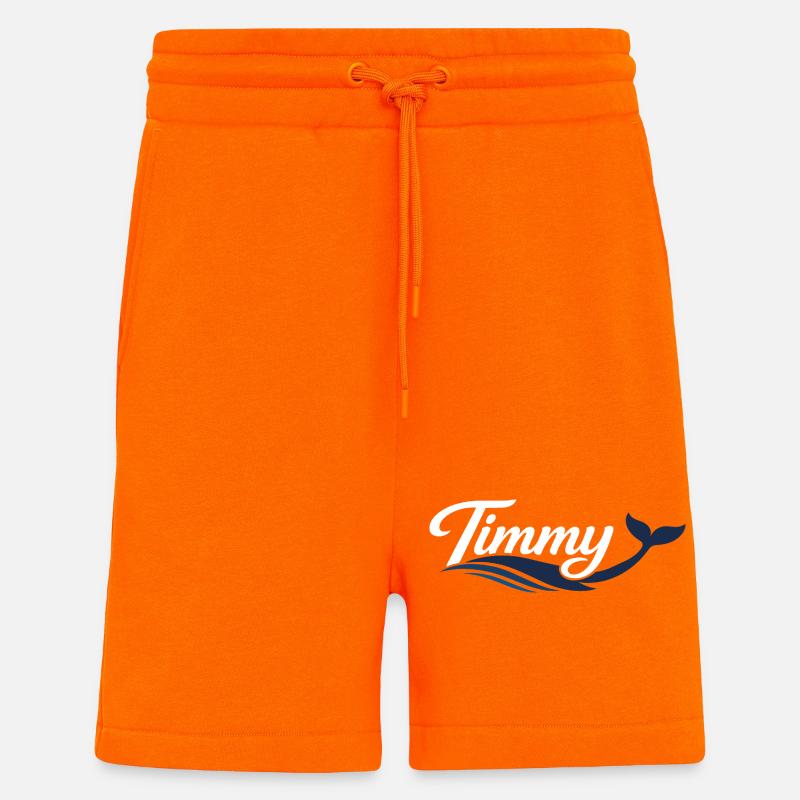 Timmy Wal - Typography - Shorts - made by SPREAD - SUNSET ORANGE