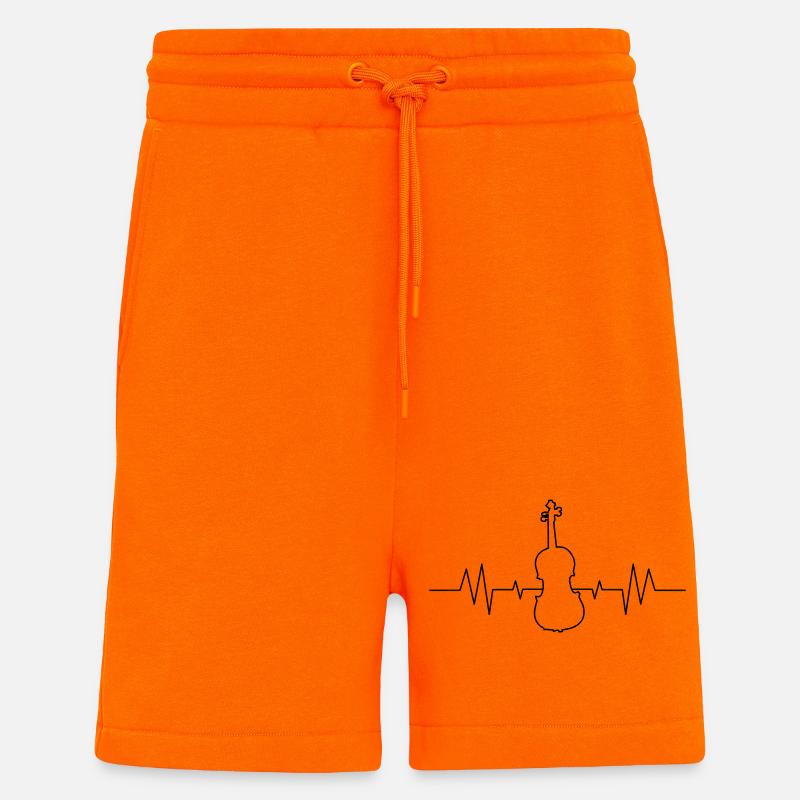 Geige Violine - Shorts - made by SPREAD - SUNSET ORANGE