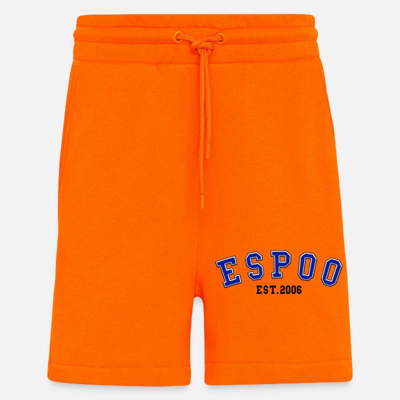 Fondation d’Espoo en 2006 - Short bio décontracté fabriqué en UE - SUNSET ORANGE
