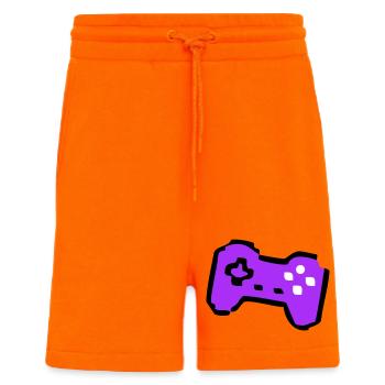  Schräger Retro Controller Gamer - Shorts - made by SPREAD - SUNSET ORANGE - Vorne