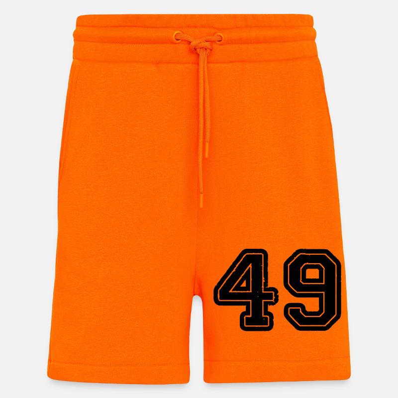 49 - Short bio décontracté fabriqué en UE - SUNSET ORANGE
