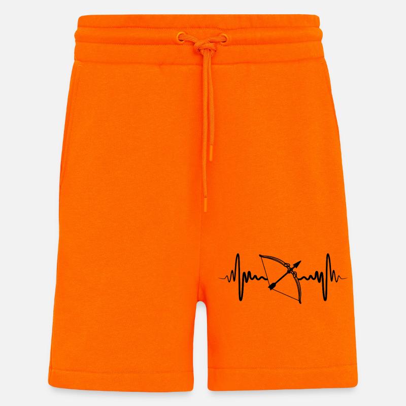 Bogen und Pfeil Herzlinie - Shorts - made by SPREAD - SUNSET ORANGE